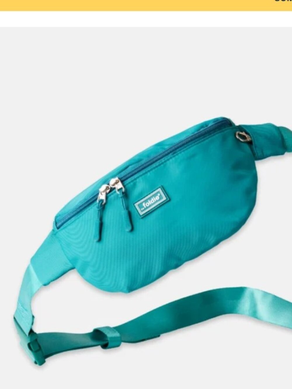 The Foldie Green Crossbody Belt Bag Fanny Pack - NWOT